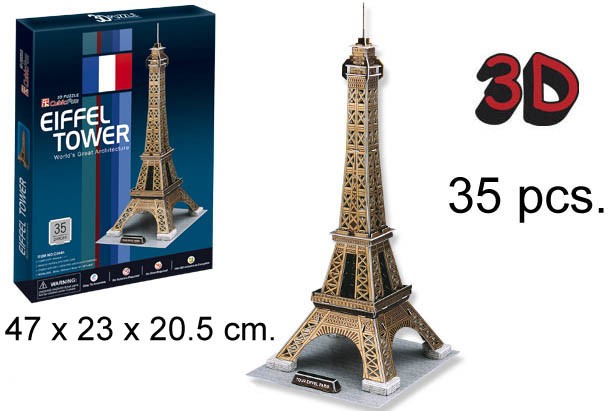 3D PUZZLE TORRE EIFFEL PARIS