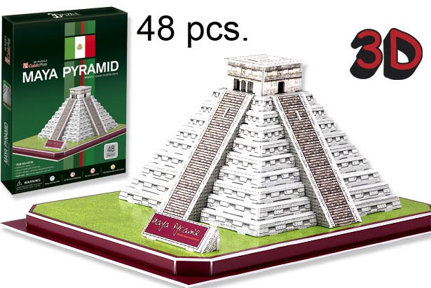 j208 Puzzle 3D Pirámide Maya Chichén Itzá Rompecabezas ¡Envío desde ESPAÑA 