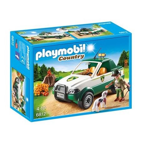 GUARDABOSQUE CON PICK UP PLAYMOBIL 