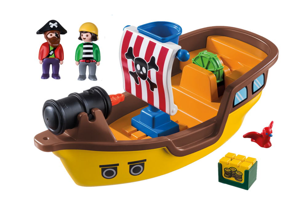 BARCO PIRATA 1.2.3 PLAYMOBIL 