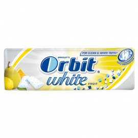 CHICLE ORBIT WHITE FRUIT 
