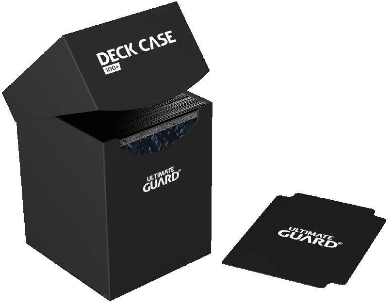 CAJA DE CARTAS ESTANDAR NEGRO (100 cartas) - ULTIMATE GUARD