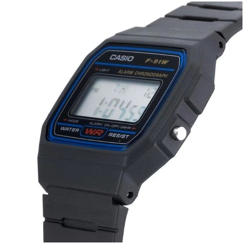 RELOJ DIGITAL CASIO F-91W-1YEG 