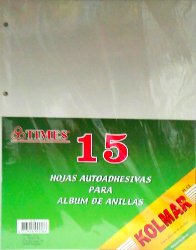 HOJAS ALBUM  FOTOS x15 AUTOADHESIVAS