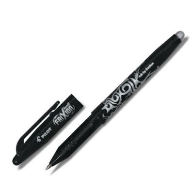 Boligrafo Pilot Frixion borrable 0,7 mm. NEGRO 