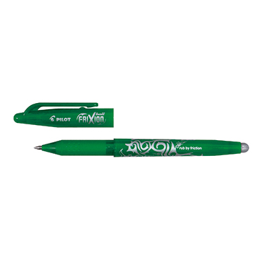 Boligrafo Pilot Frixion borrable 0,7 mm. VERDE 