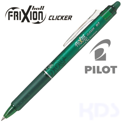 BOLIGRAFO FRIXION CLICKER BORRABLE VERDE 