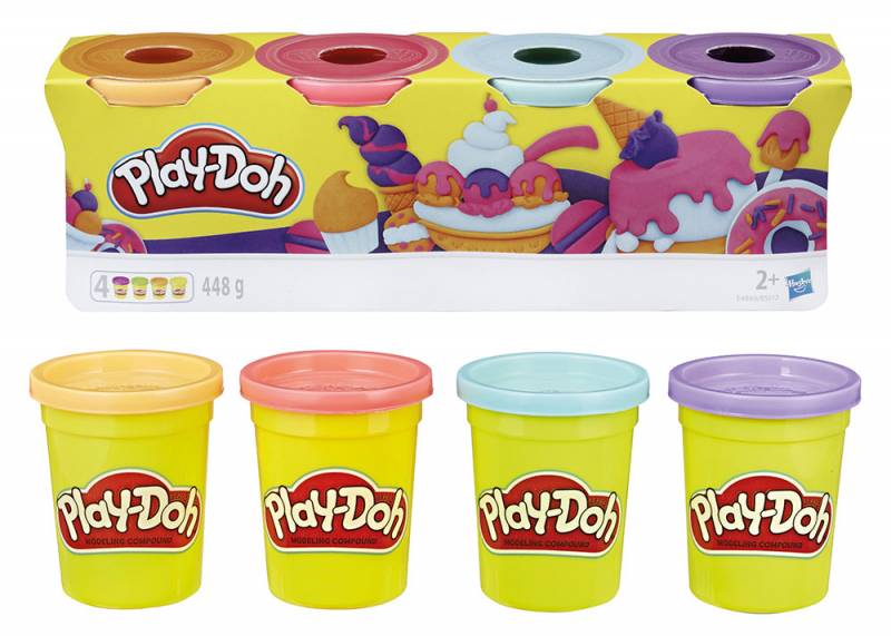 PLAY-DOH-PACK 4 COLORES SWEET
