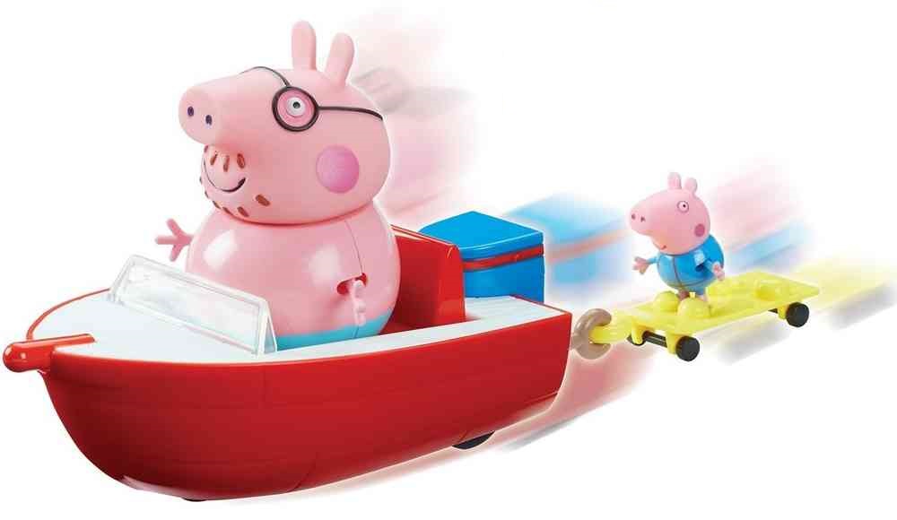 Peppa Pig - Vehículo de aventuras familia, color rojo 