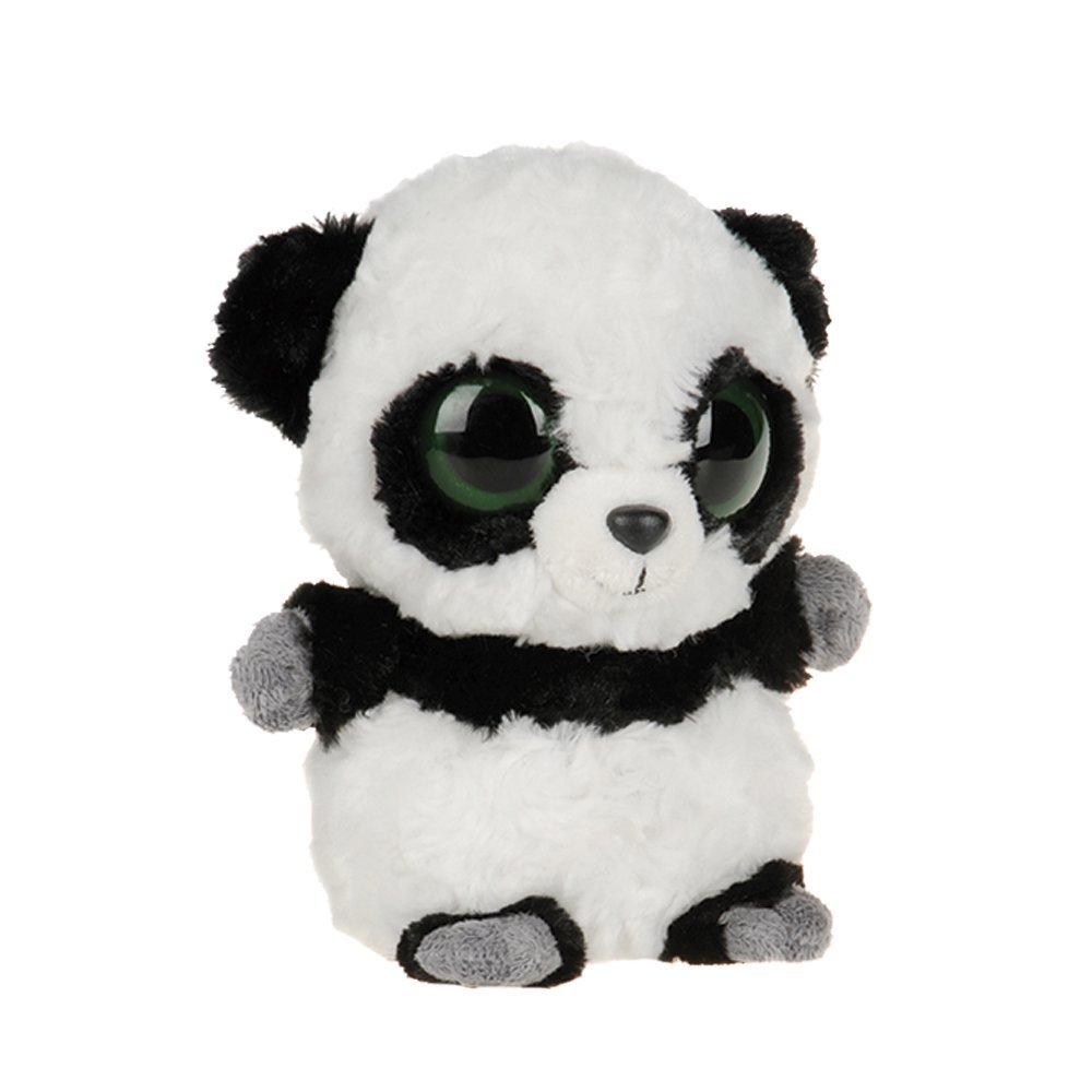 YooHoo & Friends - Peluche Panda, 13 cm, color blanco y negro (Aurora World 12238)