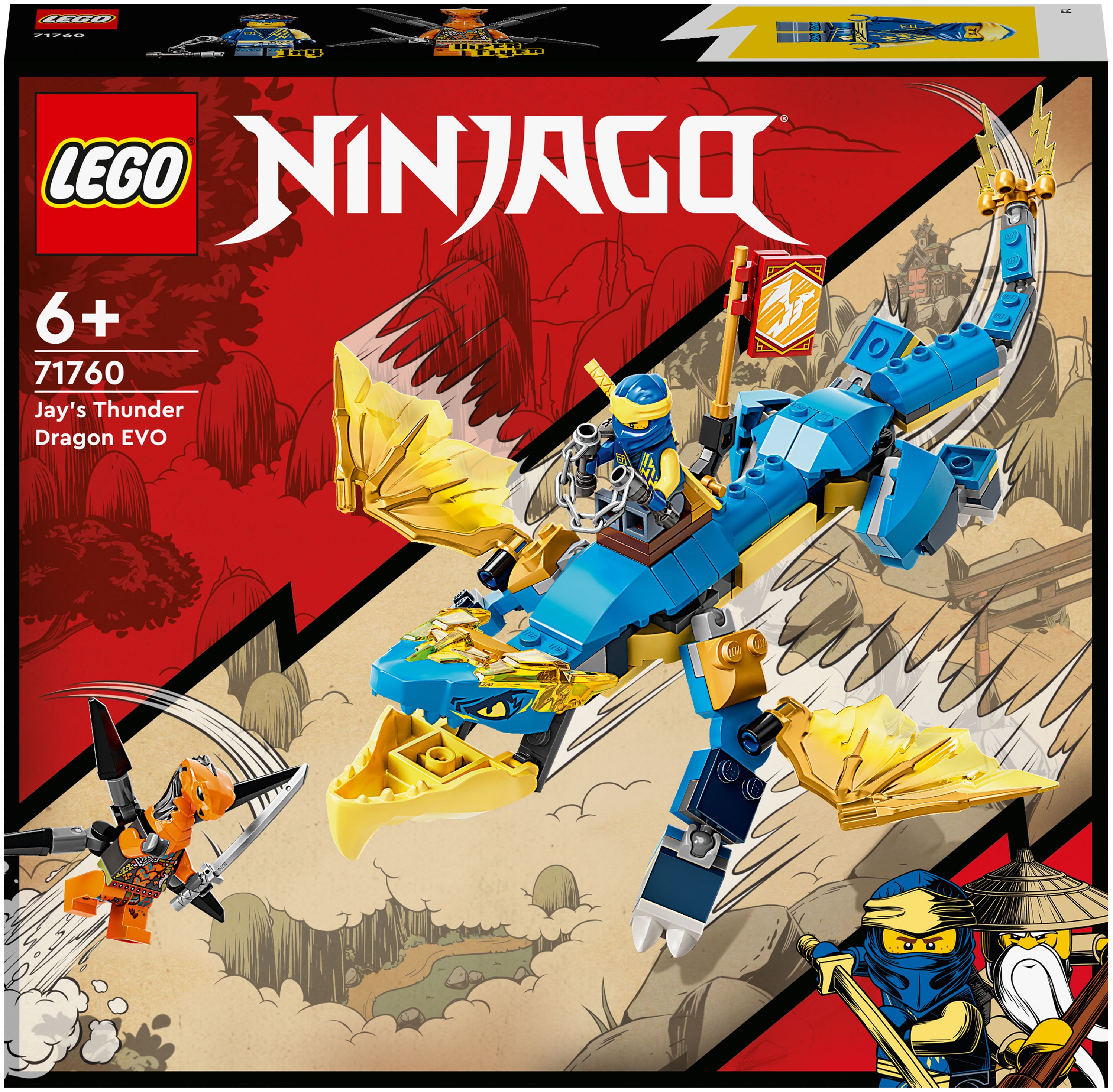 LEGO NINJAGO DRAGON DRAGON DEL TRUENO EVO DE JAY 71760