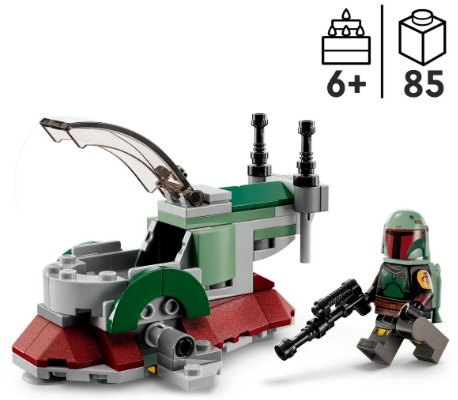 LEGO STAR WARS MICROFIGHTER: NAVE ESTELAR DE BOBA FETT 75344 
