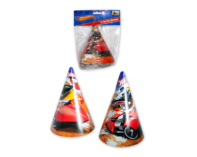 PACK 4 GORROS FIESTA16 CMS HOT WHEELS