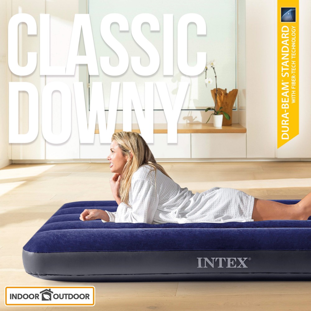 CAMA AIRE DURA-BEAM STANDARD CLASSIC DOWNY - 76x191x25 cm (azul) 