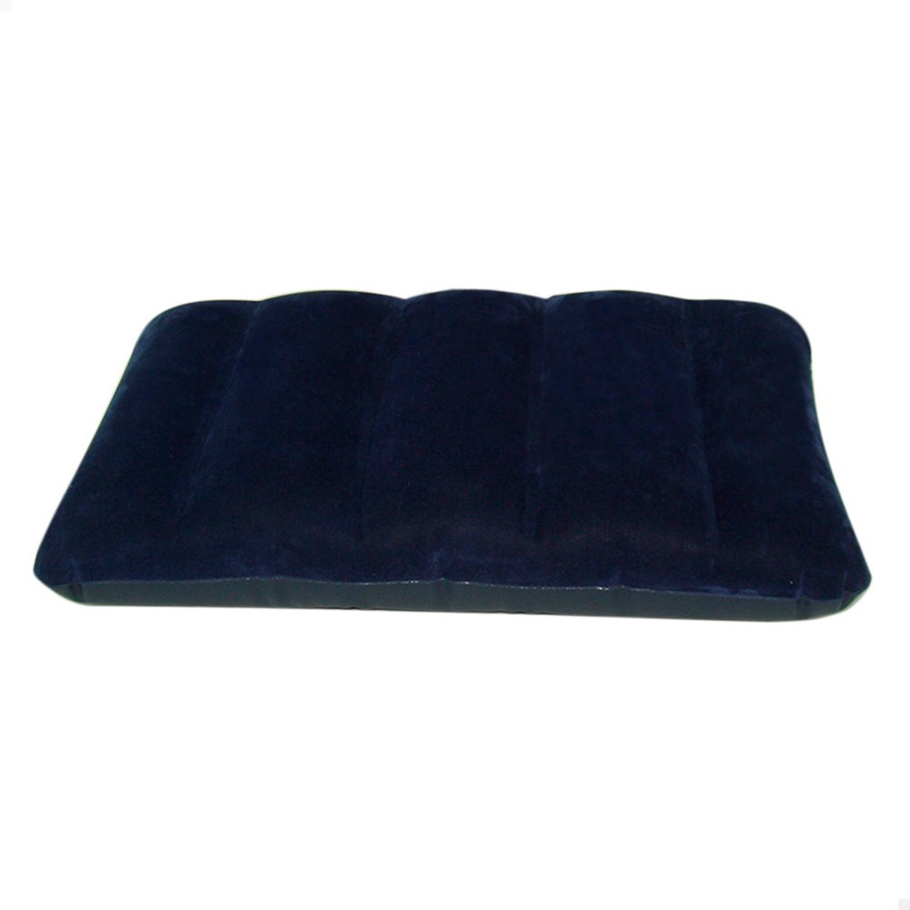 ALMOHADA HINCHABLE FLOCADA - 43x28x9 cm 