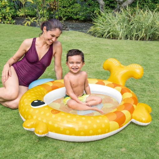 PISCINA INFANTIL PEZ DORADO 140x124x34 cm 