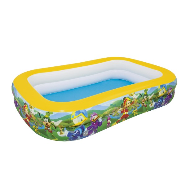 BESTWAY. MMRR. PISCINA INFLABLE 2 ANILLOS FAMILY 262 X 175 X 51 CM