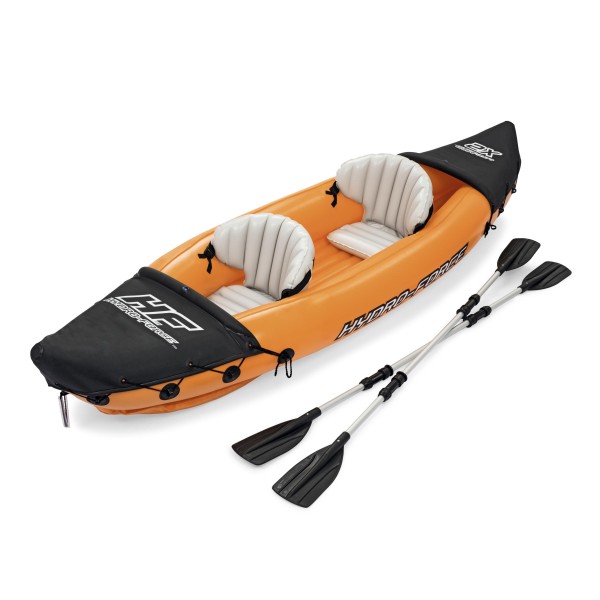 BESTWAY. HYDRO-FORCE. KAYAK DOBLE INFLABLE LITE-RAPID X2. 321 X 88 X 42 CM. INCLUYE DOS REMOS. PESO
