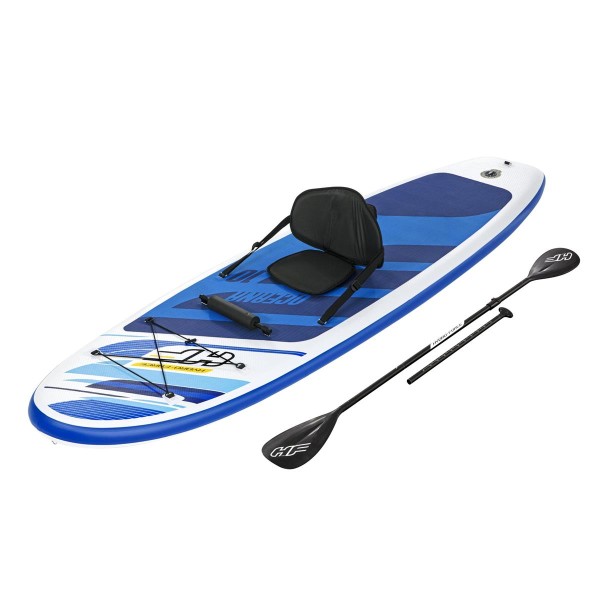 BESTWAY. HYDRO-FORCE. TABLA PADDLE SURF INFLABLE OCEANA CONVERTIBLE 305 X 84 X 12 CM. CON REMO LARGO