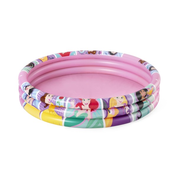 BESTWAY. PRINCESAS. PISCINA INFLABLE 2 ANILLOS Ø122 X 25 CM.