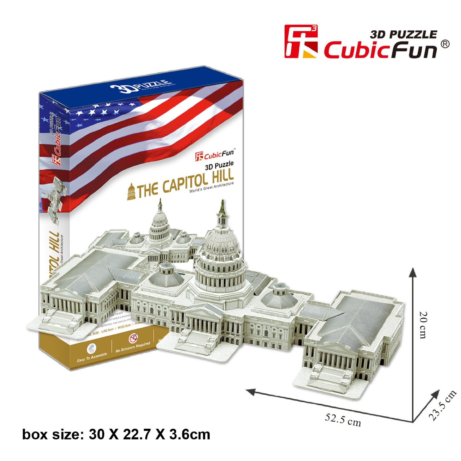 3D PUZZLE CAPITOL
