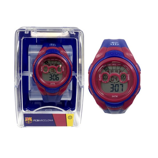 RELOJ CADETE DIGITAL FCB