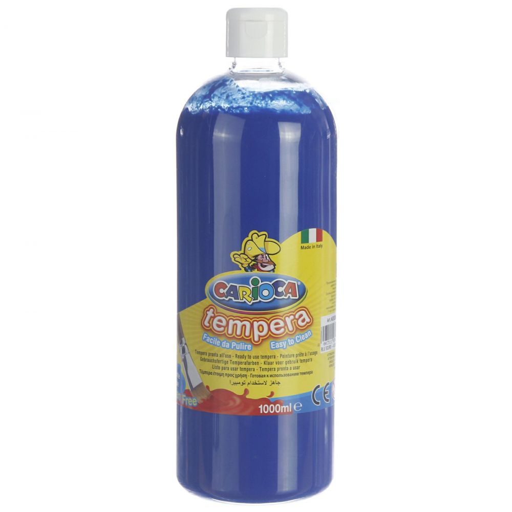 TEMPERA - BOTELLA 1000 ML AZUL OSCURO 