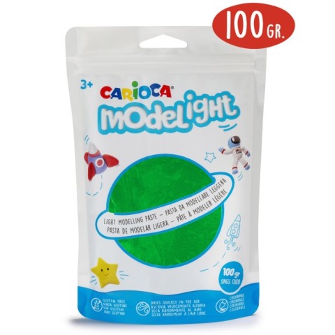 PASTA DE MODELAR LIGERA 100GR VERDE 