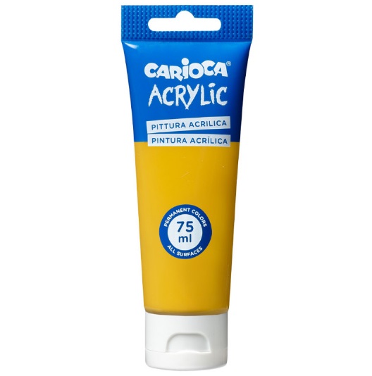 TUBO PINTURA ACRILICA CARIOCA 75ML SIENA 