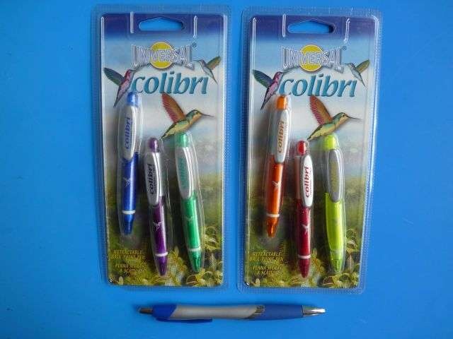 BOLIGRAFOS COLIBRI X3 AZUL 1.0mm