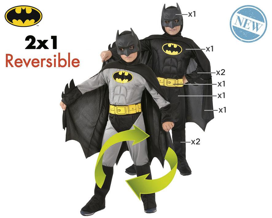 DISFRAZ BATMAN REVERSIBLE