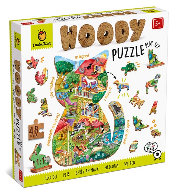 JUEGO WOODY PUZZLE MASCOTAS