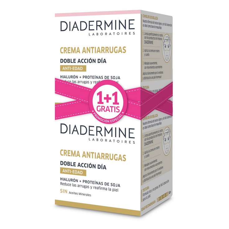 CREMA DE DIA DOBLE ACCION ANTI ARRUGAS 2X50ML