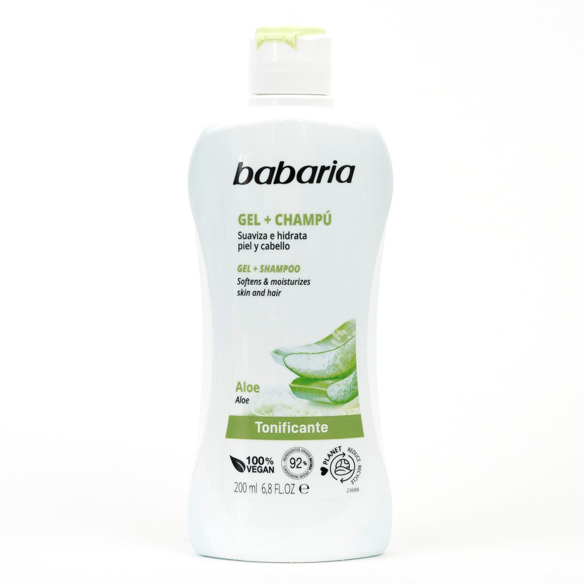 GEL + CHAMPU ALOE VERA BABARIA 200ml