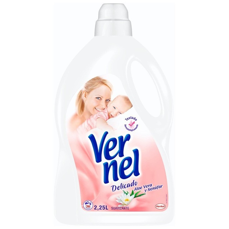 VERNEL SUAVIZANTE DELICADO 2.43L 54 DOSIS