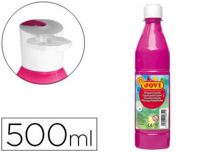 TEMPERA LIQUIDA JOVI BOTELLA DE 500ML MAGENTA 