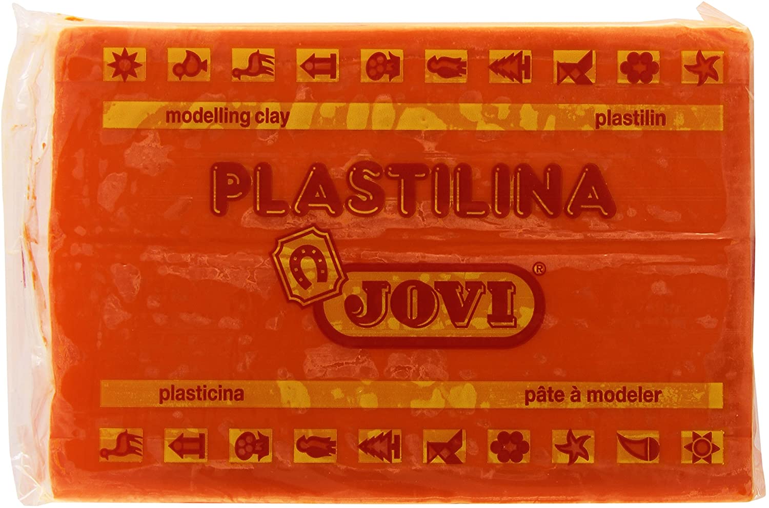 Plastilina Jovi color Amarillo oscuro grande 350 gr 