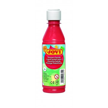 Tempera líquida jovi escolar 250 ml ROJO 