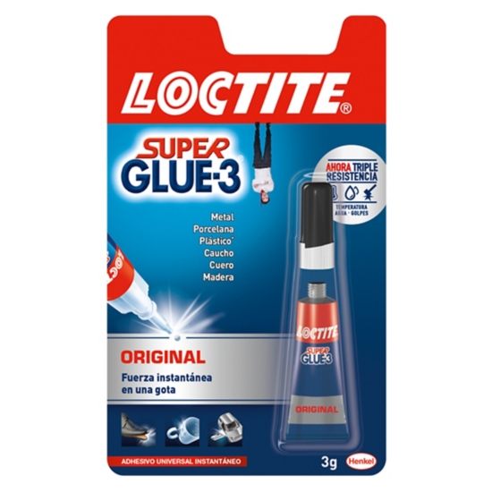 LOCTITE SUPER GLUE-3 LÍQUIDO ORIGINAL