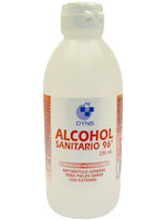 ALCOHOL SANITARIO 96º 250 ml.