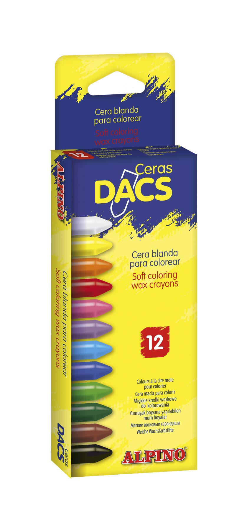 DACS CERAS DACS 55MM COLORES SURTIDOS ESTUCHE 12 UD