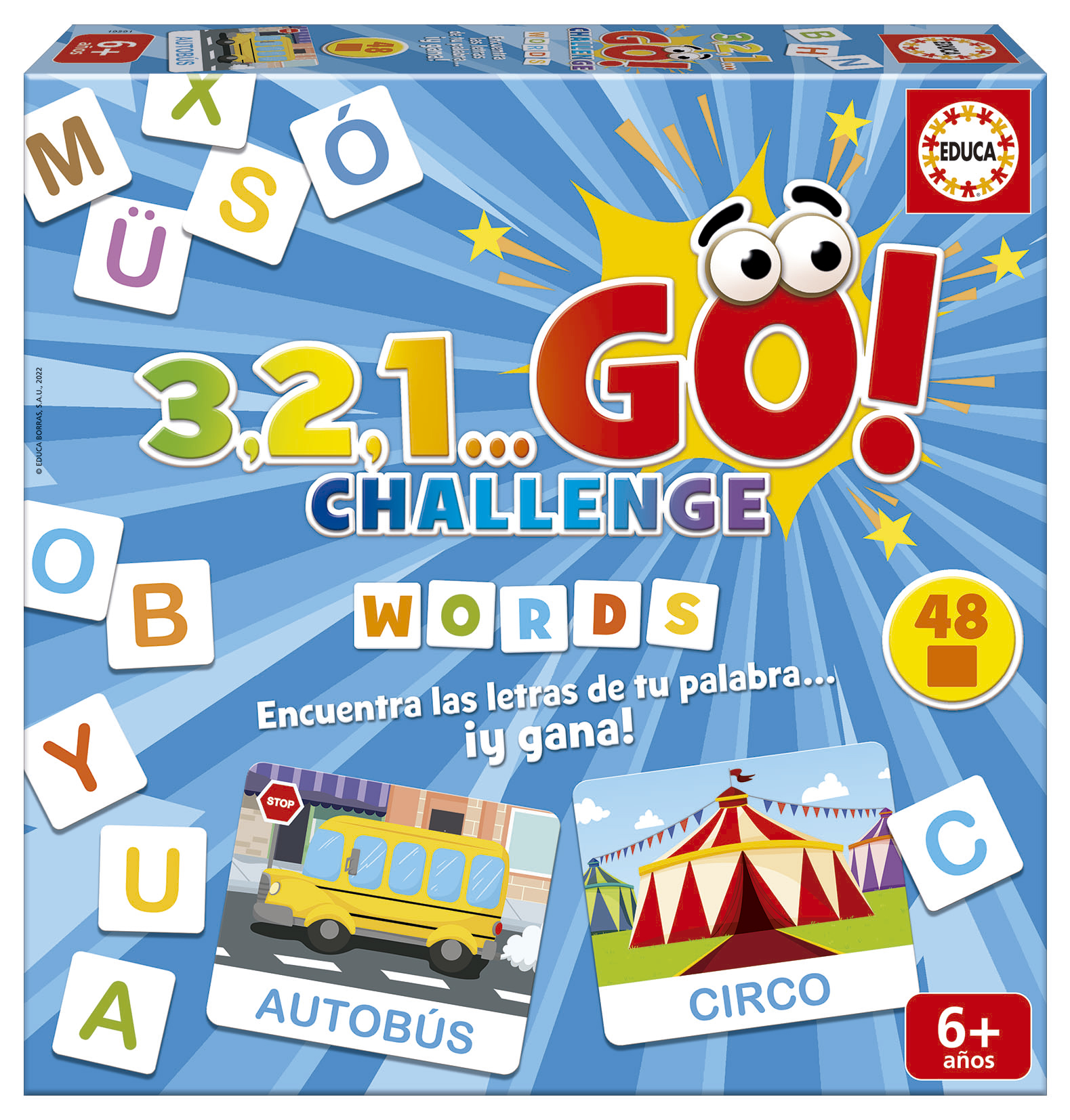 3,2,1...GO! CHALLENGE WORDS 