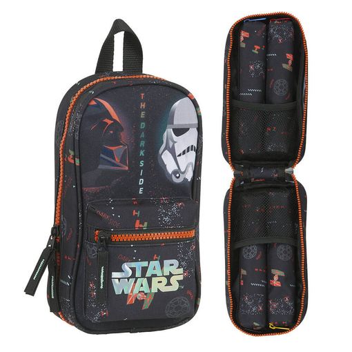 PLUMIER MOCHILA C/4 PORT. VACIO STAR WARS "THE DARK SIDE"…