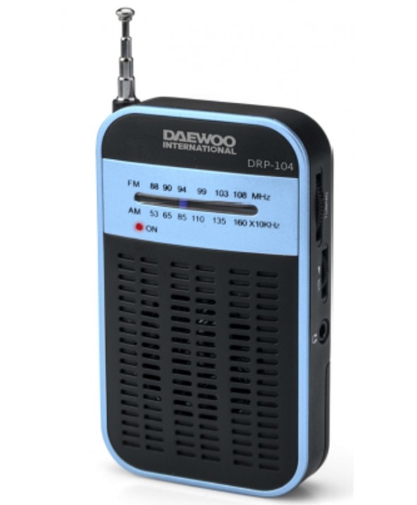 RADIO DE BOLSILLO AM/FM ALTAVOZ EXTERNO DAEWOO 