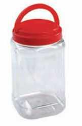 TARRO PLASTICO CON ASA - TAPA ROSCA 2500 ml.