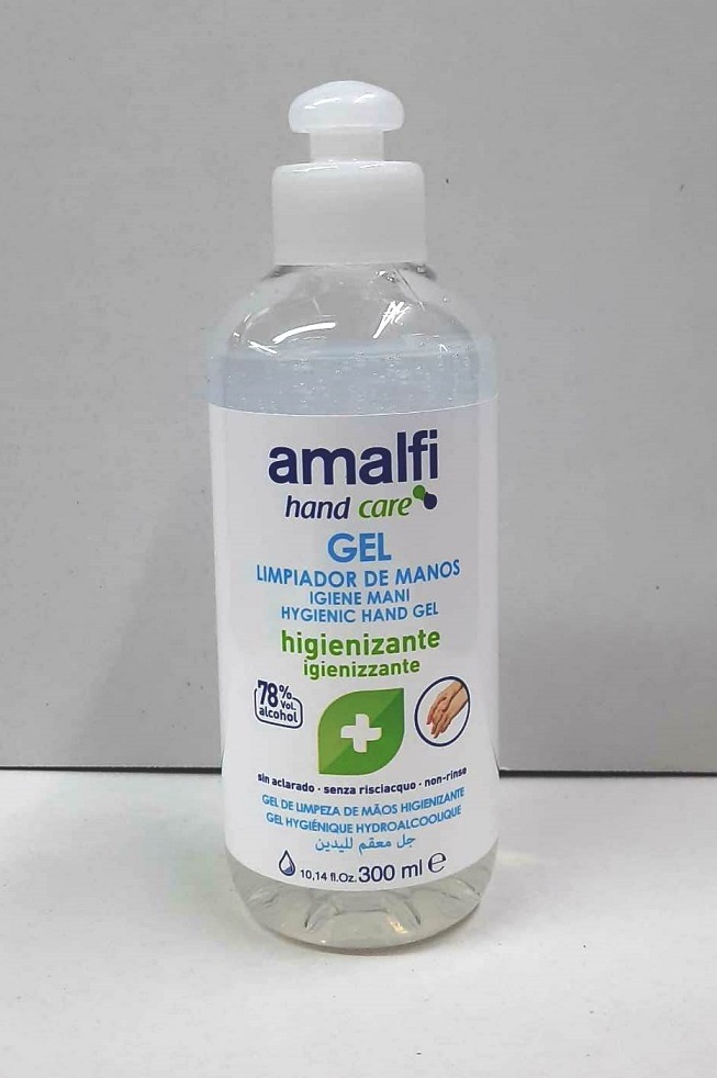 Gel antibacteriano Amalfi 78% alcohol