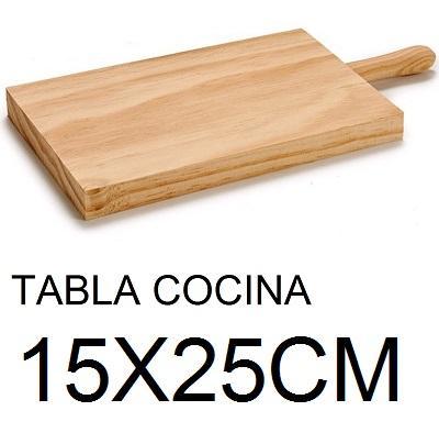 TABLA COCINA PINO RECTANGULAR 15x25 CM. 