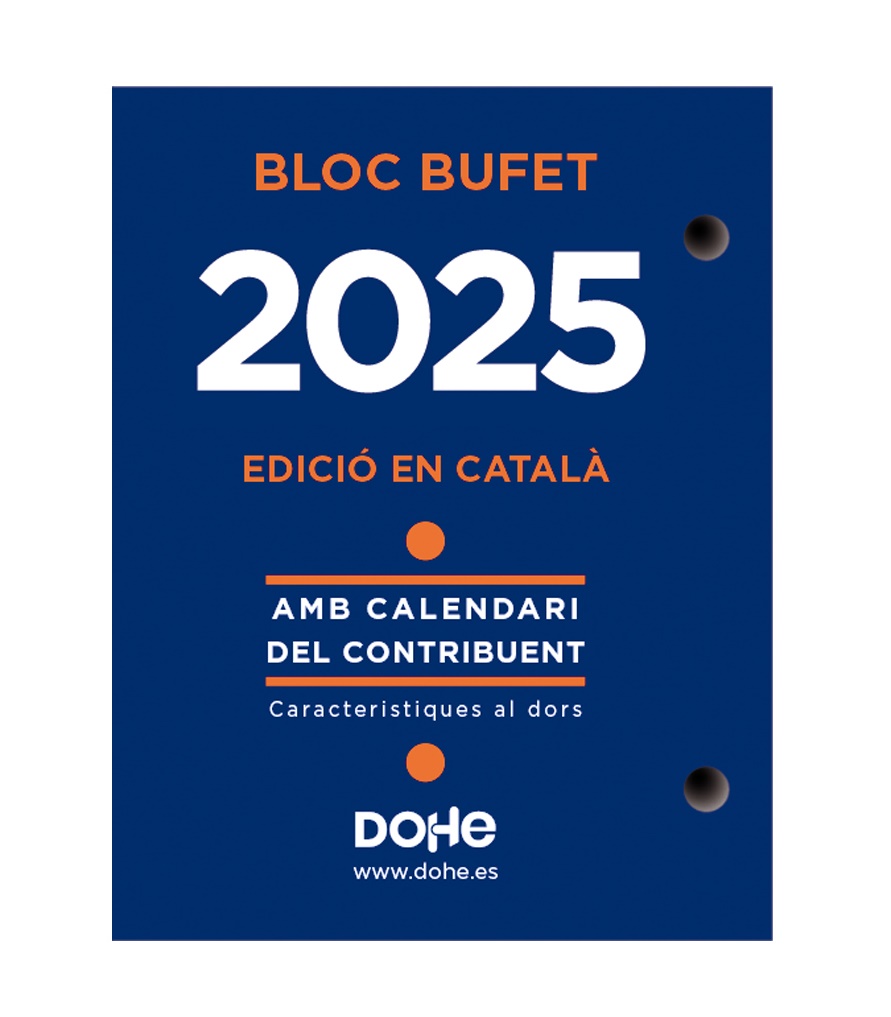 BLOC BUFET 2025 - CATALA