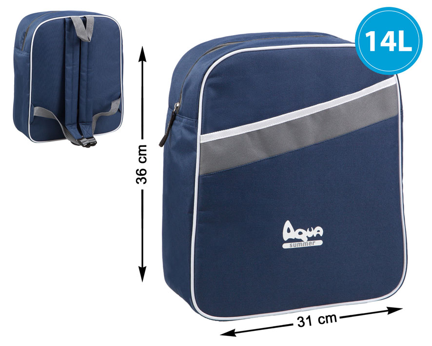 BOLSA NEVERA 31X13X36CM AZUL