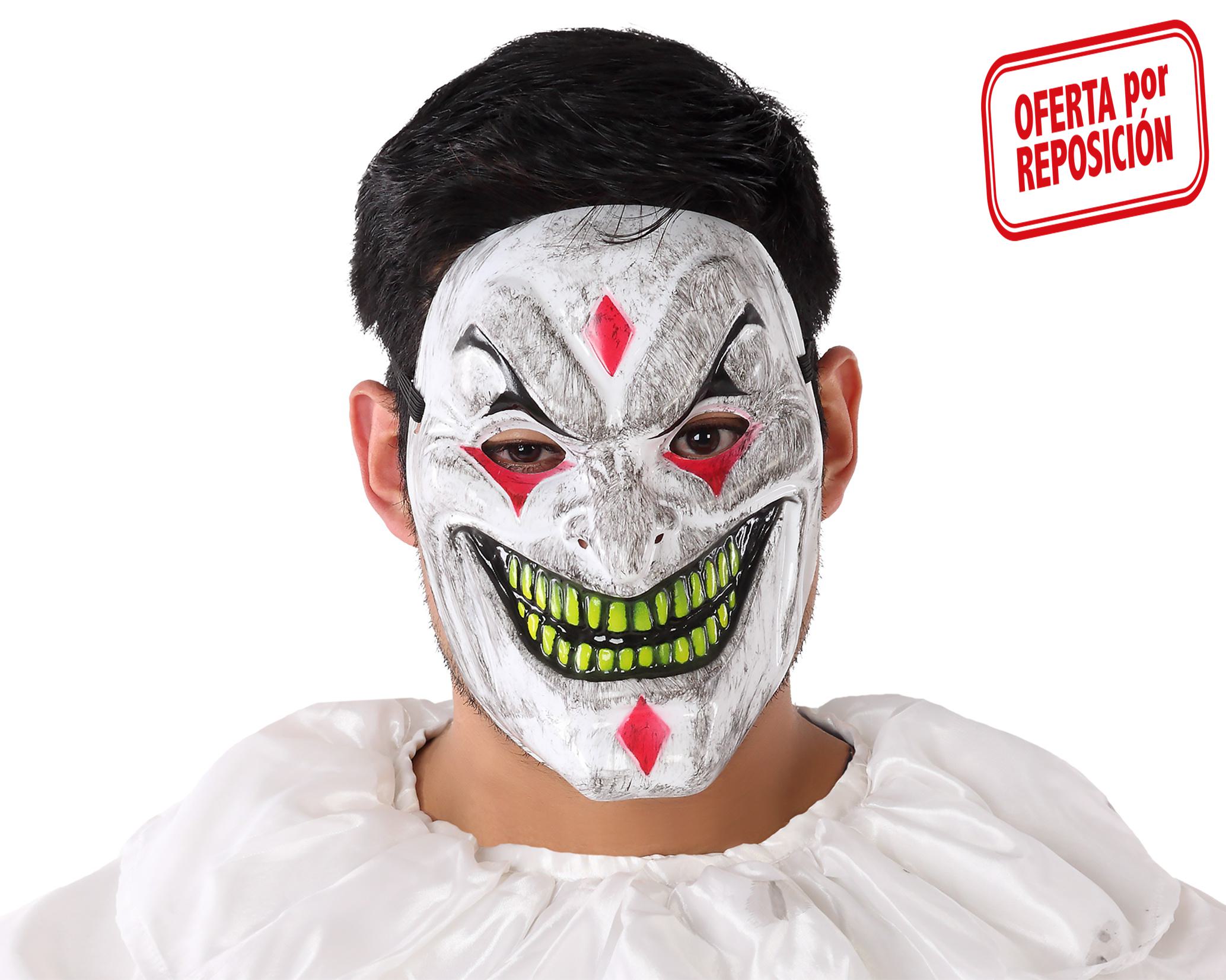 MASCARA PAYASO TERRORIFICO PVC